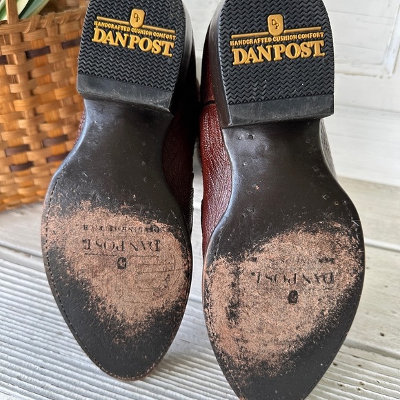 DAN POST, #26636, MENS, BELLEVUE, WESTERN BOOT IN 100% LEATHER. SIZE 9 - Picture 13 of 14